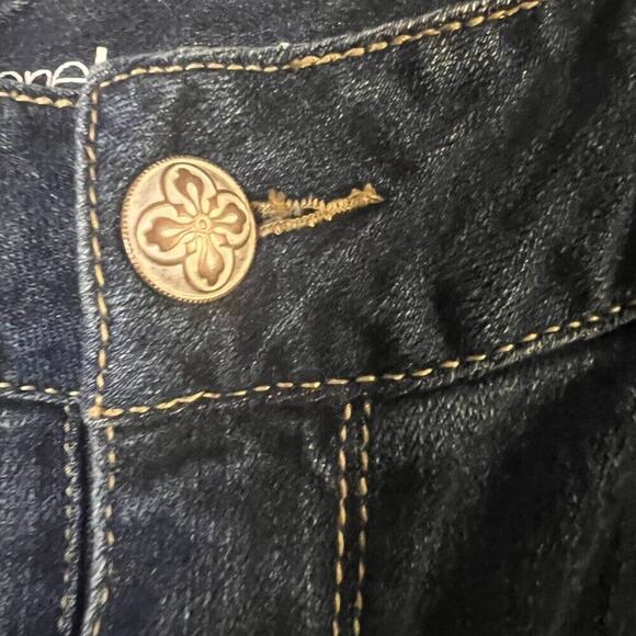 Lane Bryant Distintly Boot 18 Average Womens Jeans Dark Wash Feminine Slimming - Picture 13 of 14